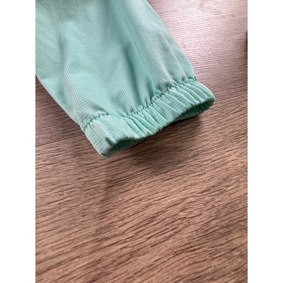 Columbia PFG Women's Tamiami Colorblock Half Snap Pullover Hooded Windbreaker L - Picture 10 of 14